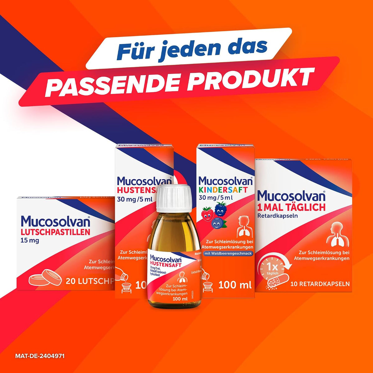 Mucosolvan Kindersaft 100 ml Hustenloeser mit Ambroxol