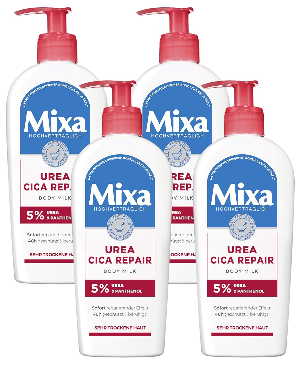 Mixa Urea Cica Repair Body Lotion – Soothing & Protective Care with Urea & Panthenol for Very Dry Skin, 250 ml
