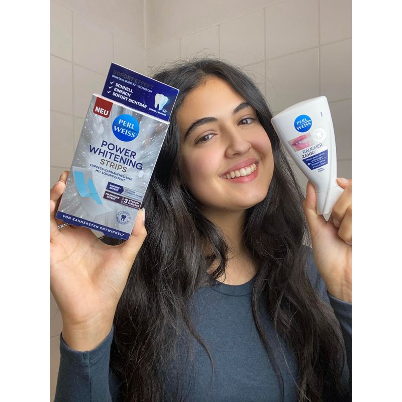Perlweiss Smoker Teeth Whitening Effectively Removes Discolouration and Smoking Surfaces, Perfect White Formula for Fresh Breath, 50 ml