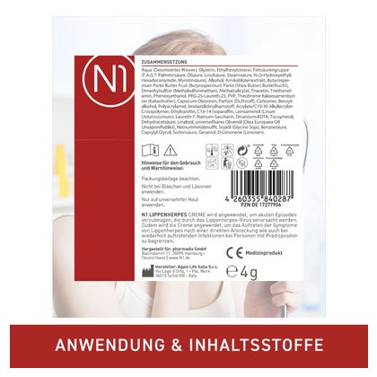 N1 Lippenherpes Creme 2 g