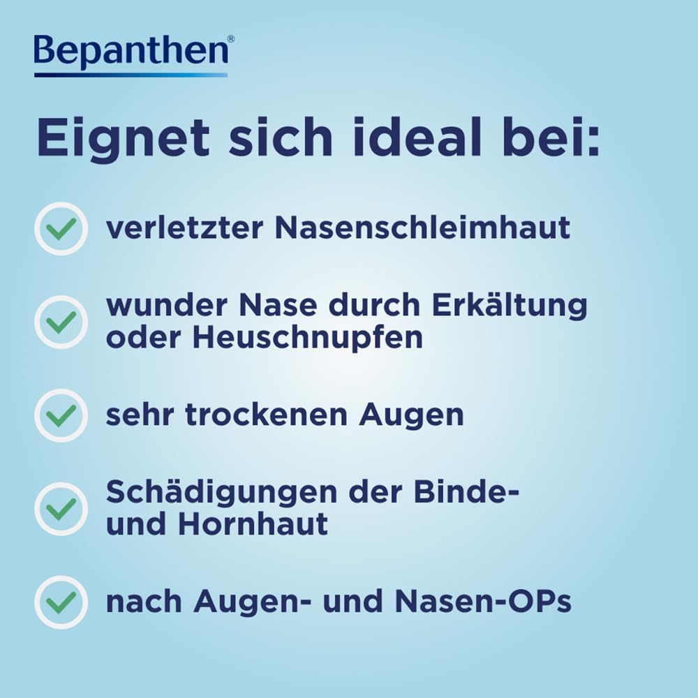 Bepanthen Augen- und Nasensalbe I Die Nr. 1 Augen- und Nasensalbe I 10g