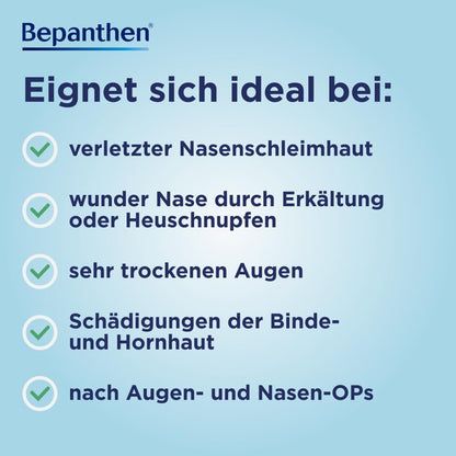 Bepanthen Augen- und Nasensalbe I Die Nr. 1 Augen- und Nasensalbe I 10g