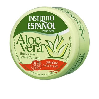 Aloe Vera Body Cream 400 ml - Moisturising Body Cream for Dry Skin - Intensive Care with Aloe Vera