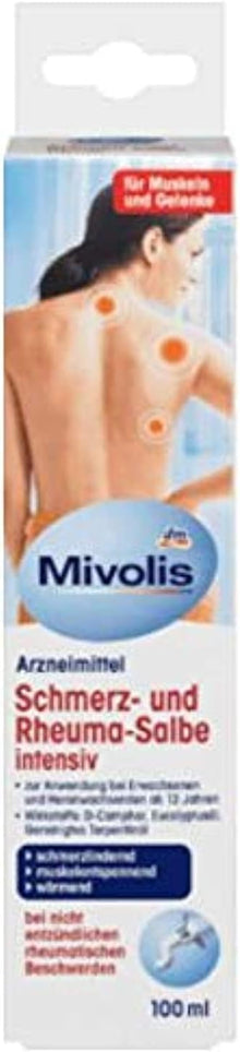 Mivolis Pain and Rheumatism Ointment Intensive - Muscle Relaxing - Warming - 100 ml