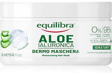equilibra Hair, Aloe Hyaluronic Mask, Moisturising and Detangling Hair Mask with Aloe Vera (20%), Hyaluronic Acid, Nettle Extract, 450 ml