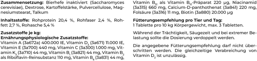 Canina V25 Vitamintabletten, 100g