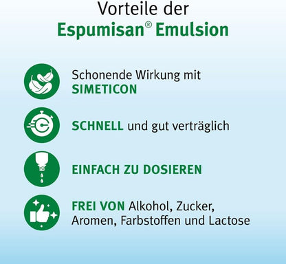 Espumisan Emulsion bei Blähungen, 30 ml Lösung