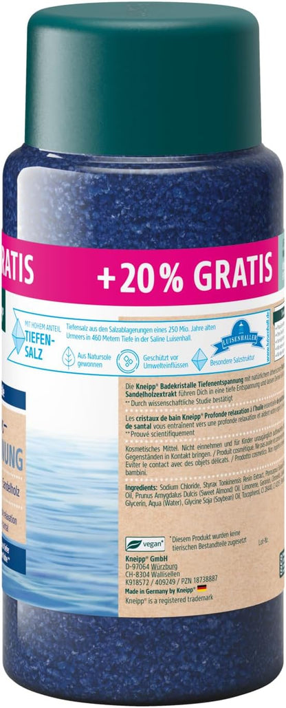 Kneipp Bath Crystals Deep Relaxation Special Size 720 g