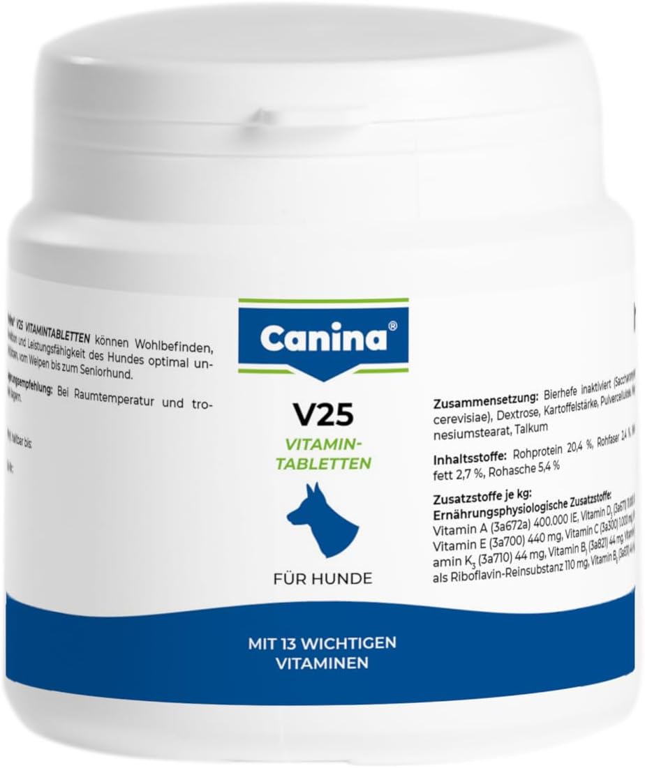Canina V25 Vitamintabletten, 100g