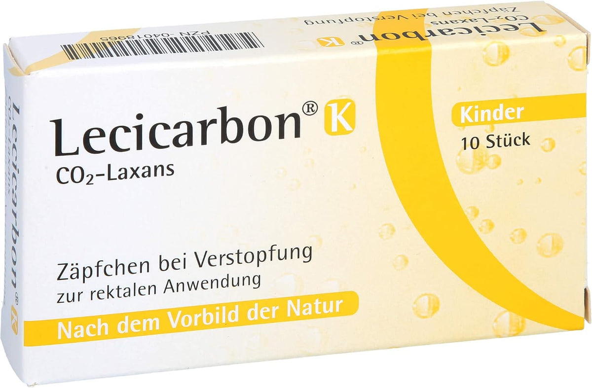 K CO2 LAXANS Pack of 10 Children's Suppositories PZN: 4018965
