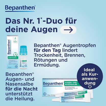Bepanthen Augen- und Nasensalbe I Die Nr. 1 Augen- und Nasensalbe I 10g