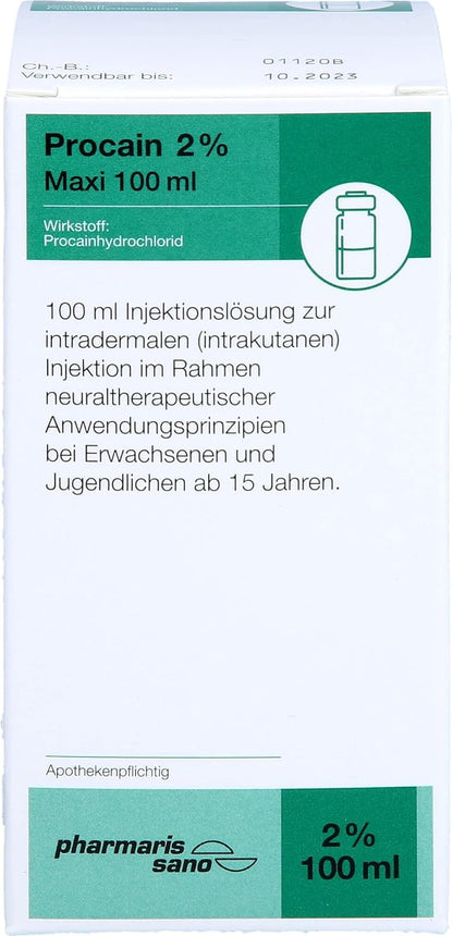 Procain Pharmarissano Injection Bottle 2% 100 ml 100 ml