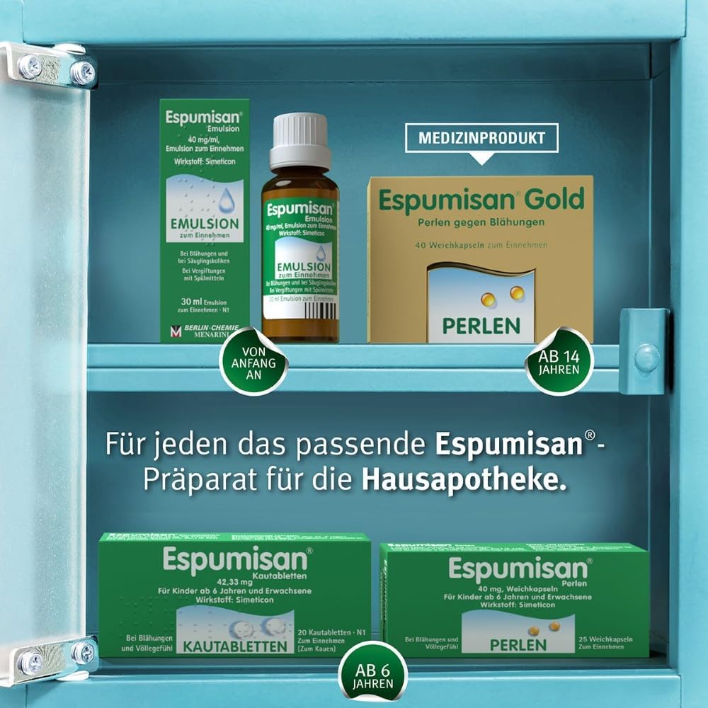 Espumisan Emulsion bei Blähungen, 30 ml Lösung