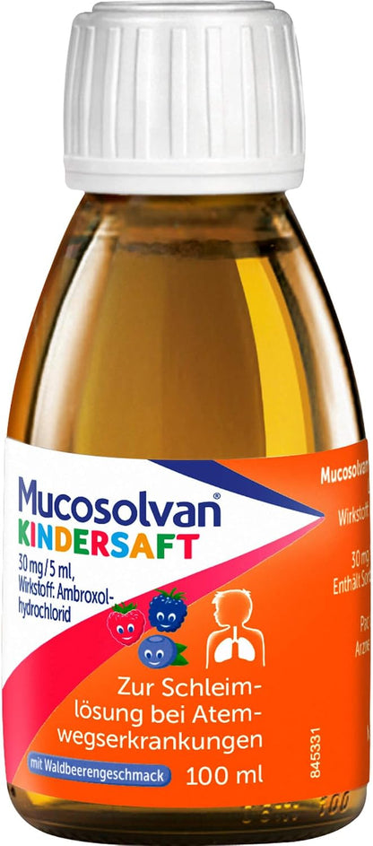 Mucosolvan Kindersaft 100 ml Hustenloeser mit Ambroxol