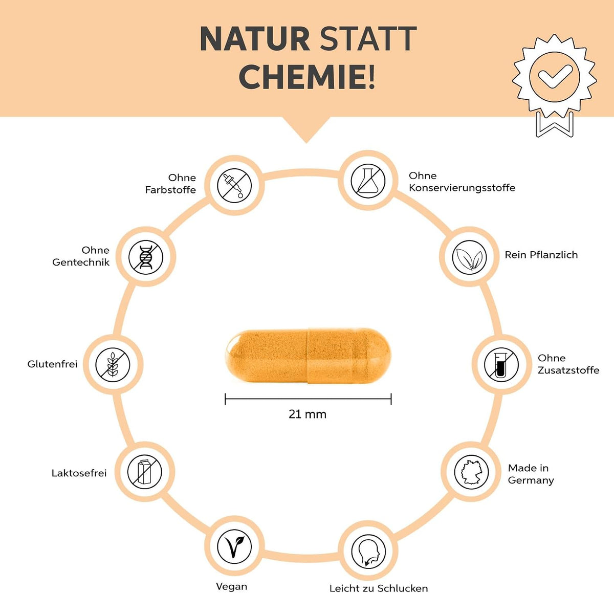 Coenzym Q10 Kapseln 200 Stueck | 200mg Hochdosiert Premium Ubiquinon | Vegan aus pflanzlicher Fermentation