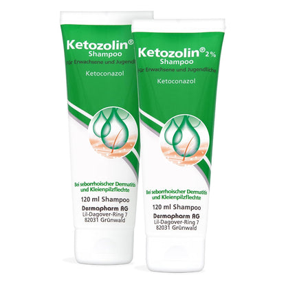 Ketozolin 2% Shampoo gegen Schuppen und Hautpilz 60ml