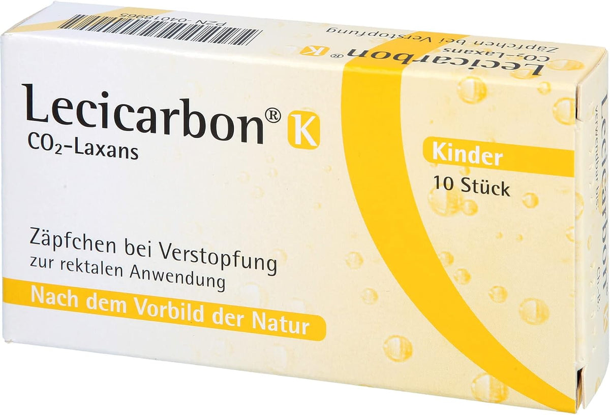K CO2 LAXANS Pack of 10 Children's Suppositories PZN: 4018965