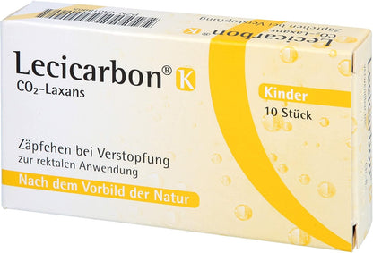 K CO2 LAXANS Pack of 10 Children's Suppositories PZN: 4018965