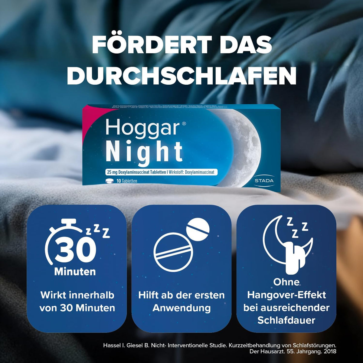 Hoggar Night Schlaftabletten bei akuten Schlafstörungen, 20 Tabletten