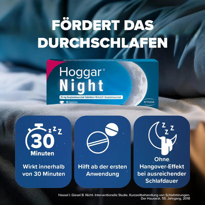 Hoggar Night Schlaftabletten bei akuten Schlafstörungen, 20 Tabletten