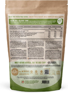 Organic Whey Protein – Purely Natural Happy Grass Lined Cows – 80% Protein – Organic Certified – Whey Protein – Free from Additives – 500 g