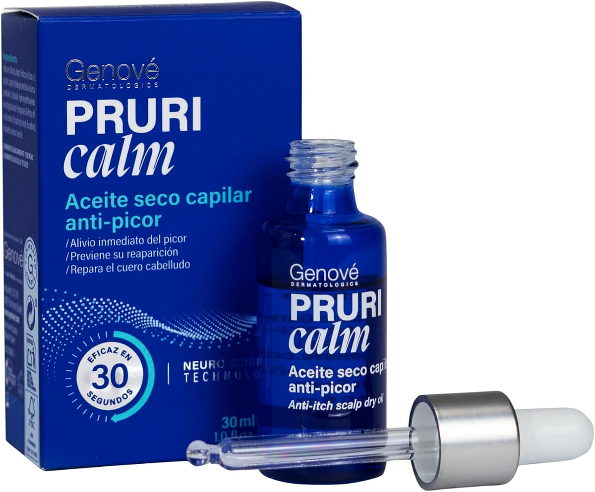 Anti-itching Hair Dry Oil | 30 ml | Neurocosmetic That Inhibits Itching Signal · Instantly Relieves Scalp Itch