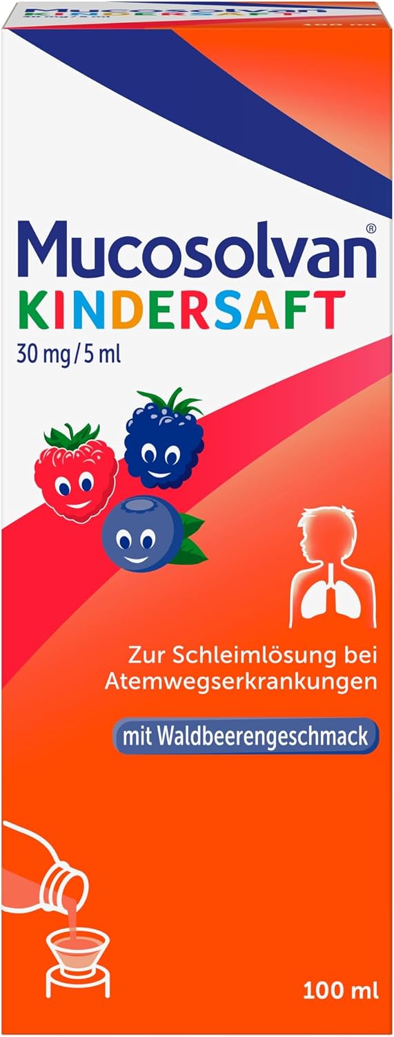 Mucosolvan Kindersaft 100 ml Hustenloeser mit Ambroxol