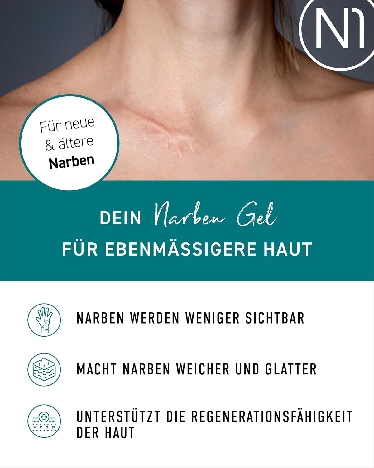 N1 Narbensalbe 19 g - Narbengel und Narbencreme aus der Apotheke