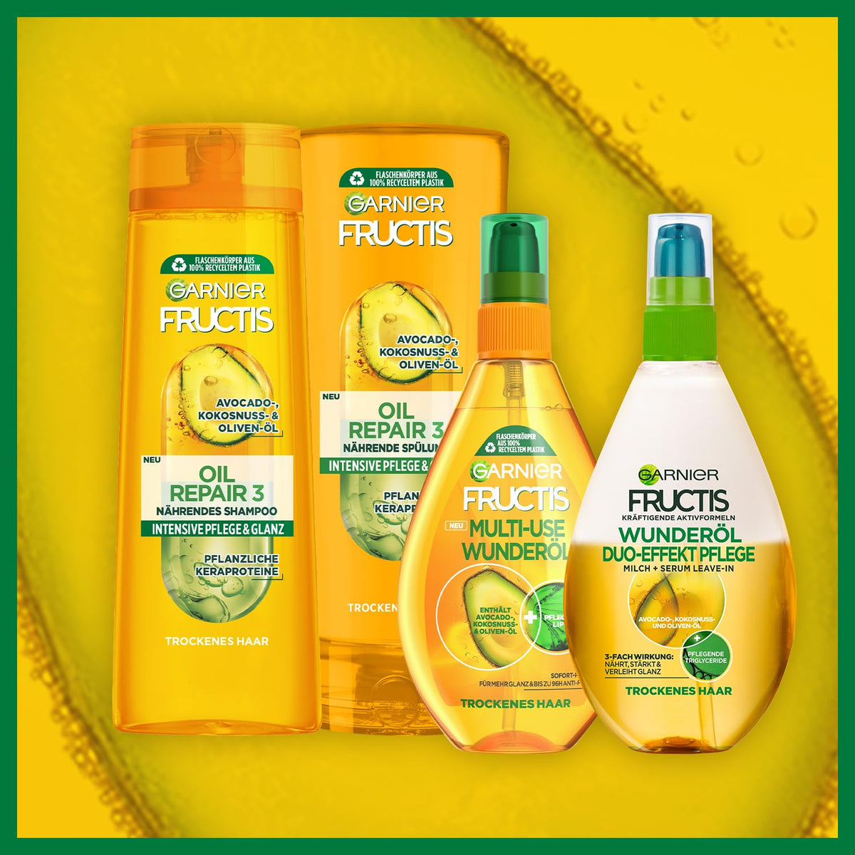 Garnier Fructis Multi- Use Wunderol for Dry Hair, Pack of 1 (1 x 150 ml)