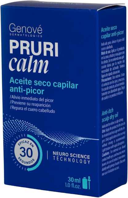 Anti-itching Hair Dry Oil | 30 ml | Neurocosmetic That Inhibits Itching Signal · Instantly Relieves Scalp Itch