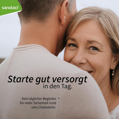 sanotact Cholesterin Senker (45 Weichkapseln) • Cholesterinspiegel natürlich senken • Pflanzensterine zur täglichen Nahrungsergänzung • 1.500mg Pflanzensterine pro Tagesdosis