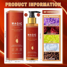 2 Stueck Magic Body Oil, Magic Luxury Body oel, Glow Remedy Oil, Leicht einziehendes Massageoel, Koerperpflegeoel, Reduziert Feine Linien an Wangen/Bauch/Oberschenkeln/Armen