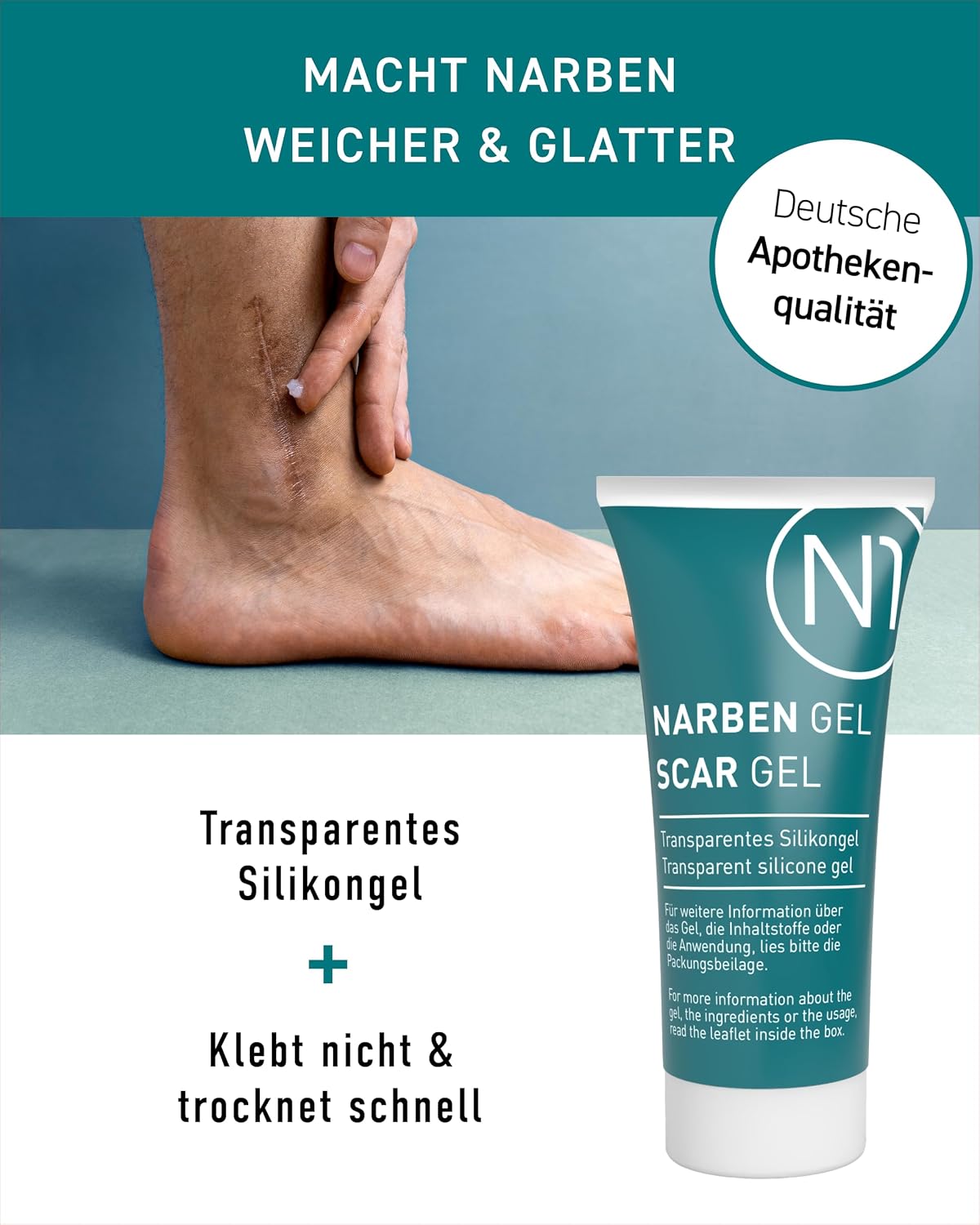 N1 Narbensalbe 19 g - Narbengel und Narbencreme aus der Apotheke