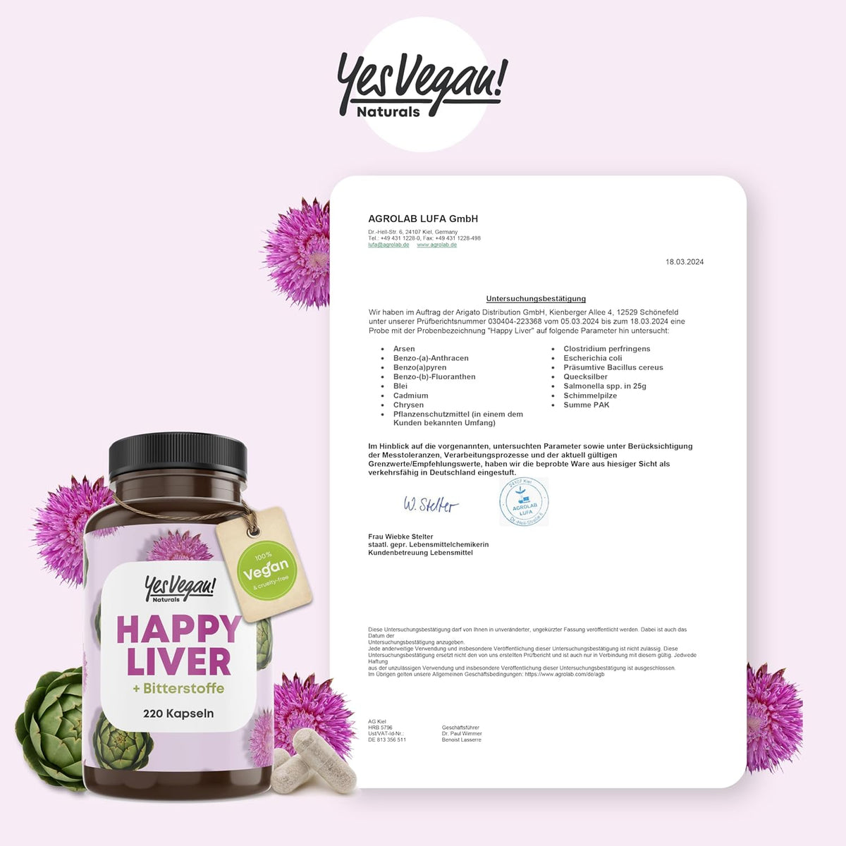 Milk Thistle Artichoke Dandelion Choline Complex with Bitter Substances (220 Capsules) Milk Thistle High Dose 80% Silymarin - with Choline for Normal Liver Function