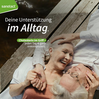 sanotact Cholesterin Senker (45 Weichkapseln) • Cholesterinspiegel natürlich senken • Pflanzensterine zur täglichen Nahrungsergänzung • 1.500mg Pflanzensterine pro Tagesdosis