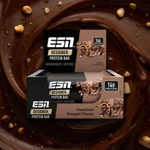 ESN Designer Bar Box, 12 Bars, Hazelnut Nougat