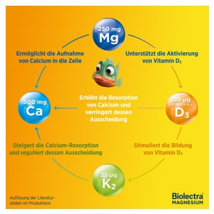 Biolectra Magnesium 250 Mg Muskeln & Kno.aktiv Kta 30 St