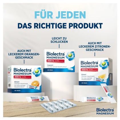 Biolectra Magnesium® 400 mg Nerven & Muskeln vital