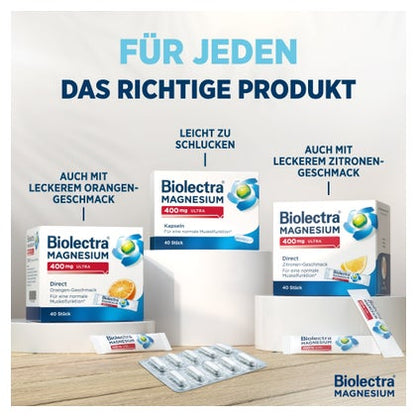 Biolectra Magnesium® 400 mg Nerven & Muskeln vital