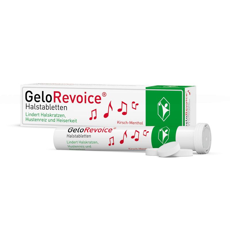 GeloRevoice Throat Lozenges Cherry Menthol Pack of 20