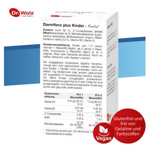 Dr. Wolz Darmflora plus Kinder + Familie* 68 g