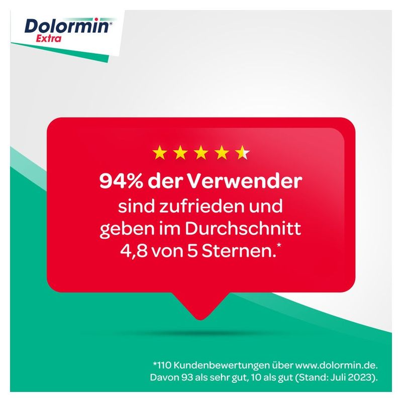 Dolormin Extra 400 mg Ibuprofen 50 Film-Coated Tablets