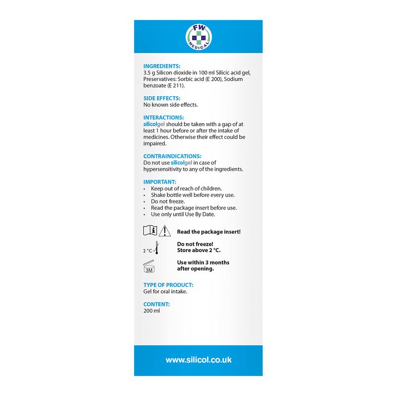 Saguna 200ml Silica Silicol Gel for Digestive Health Support