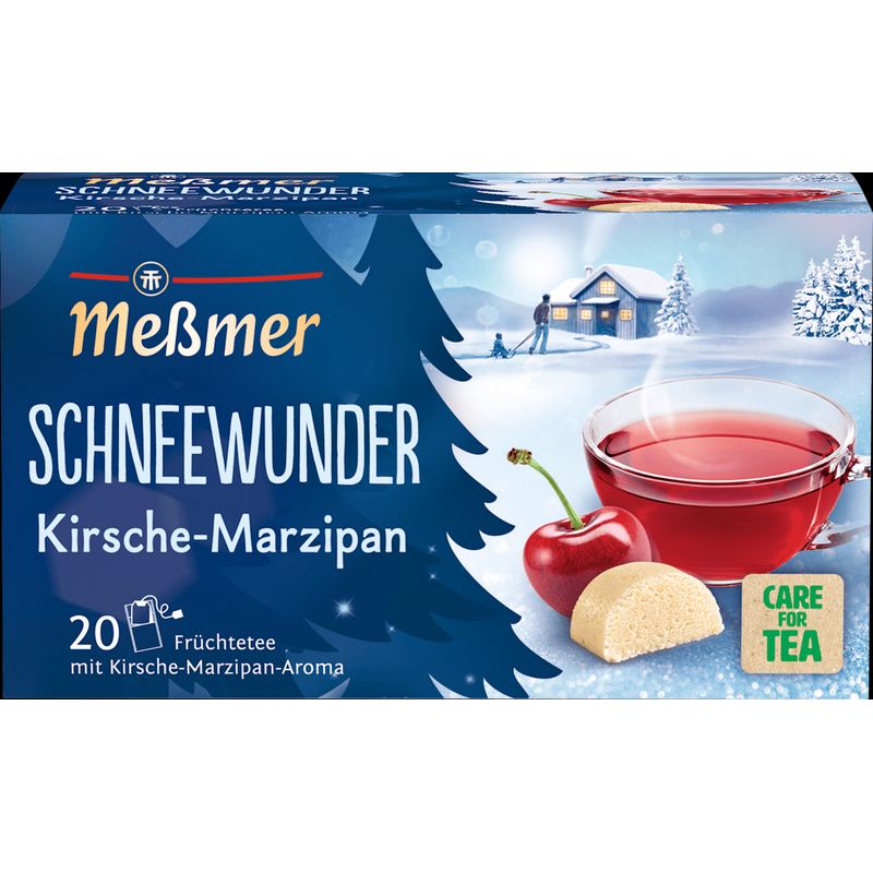 Früchtetee Schneewunder Kirsche-Marzipan (20 Beutel), 50 g