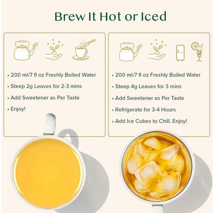 VAHDAM Sweet Himalayan Detox Green Tea, 100 Cups, 200g