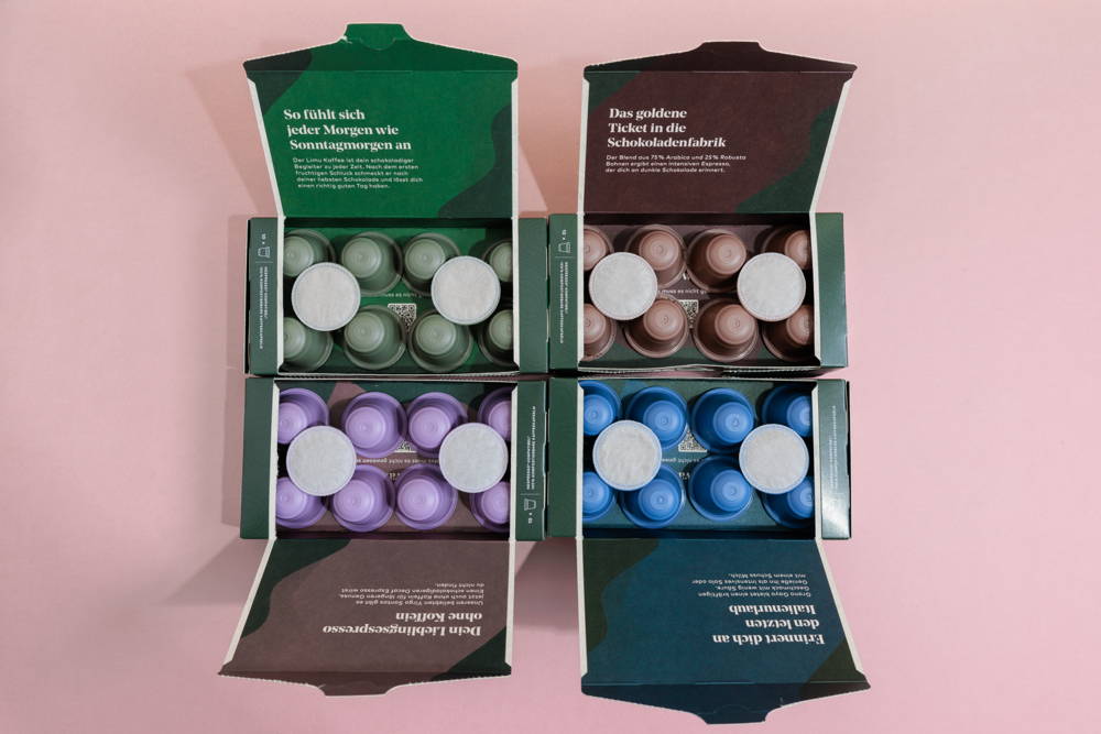 Coffee capsules sample set