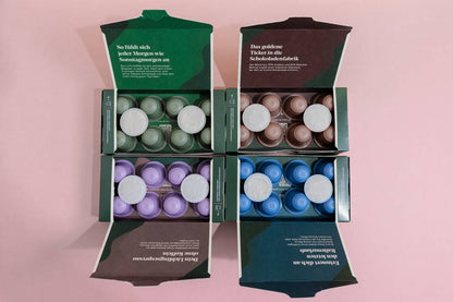 Coffee capsules sample set