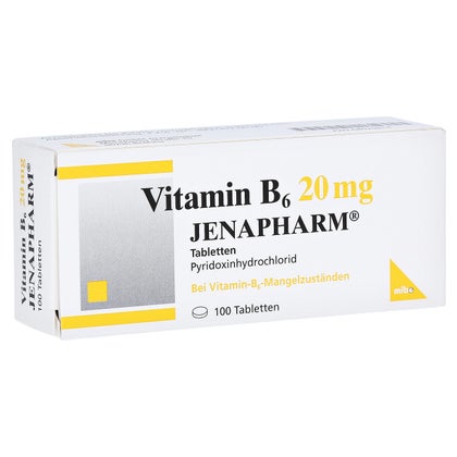 Vitamin B6 20 mg Jenapharm Tabletten 100 St